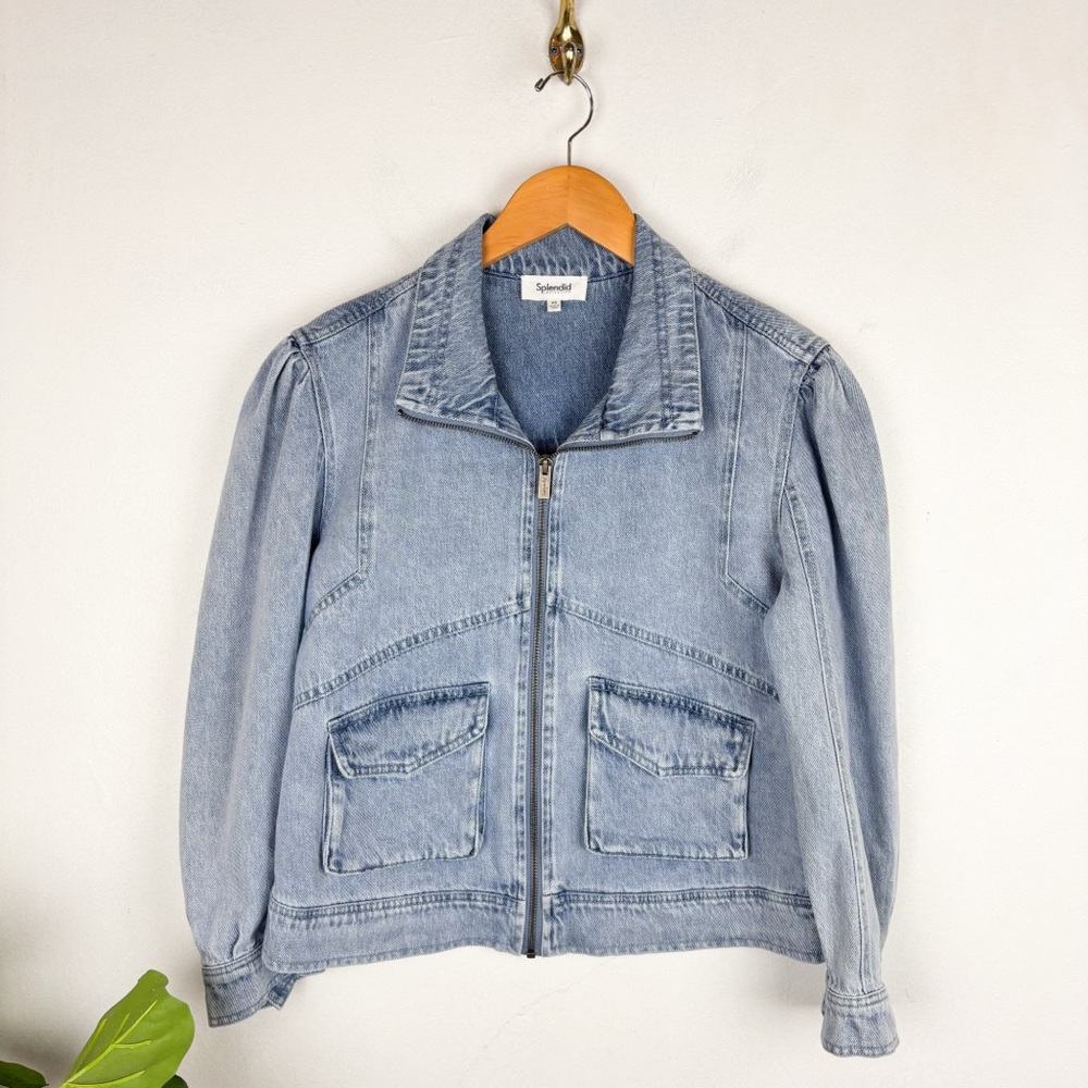 Splendid Capri Denim Jacket Sz XS - Picture 4 of 10
